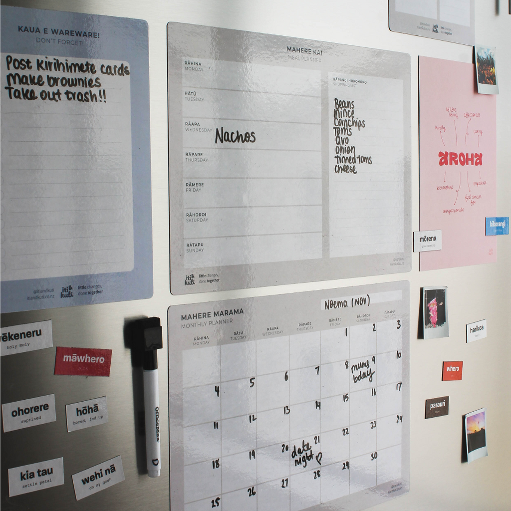 Mahere Marama • Monthly Planner (A4 Magnetic Planner)