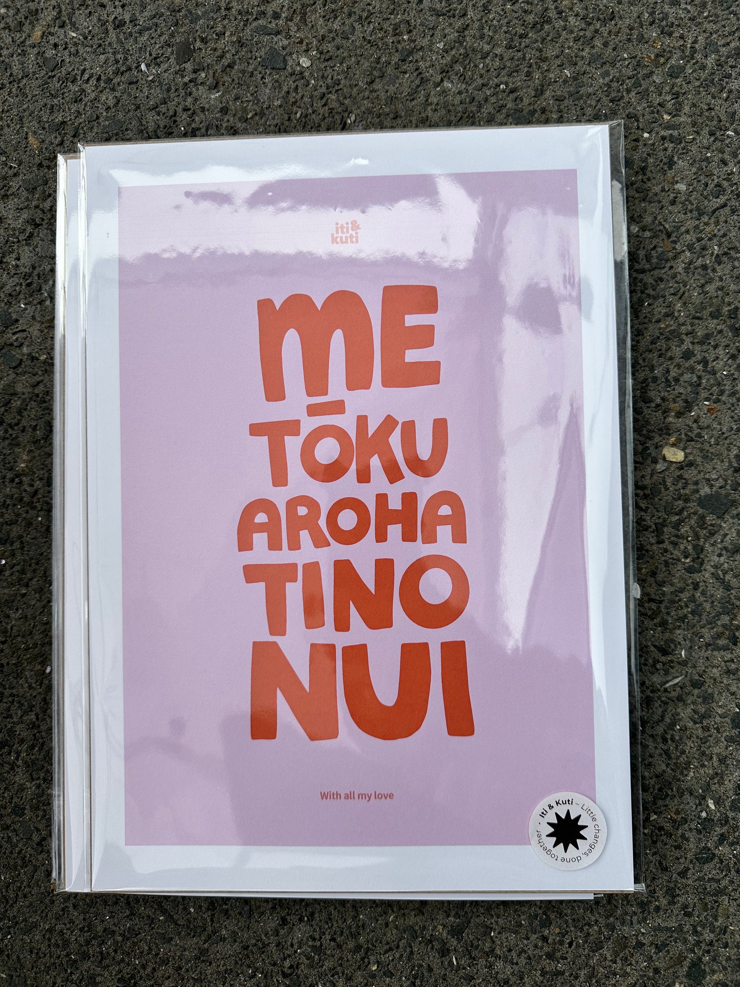 Me tōku aroha tino nui – with all my love