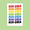 Kia ora • Hello, thank you (rainbow)