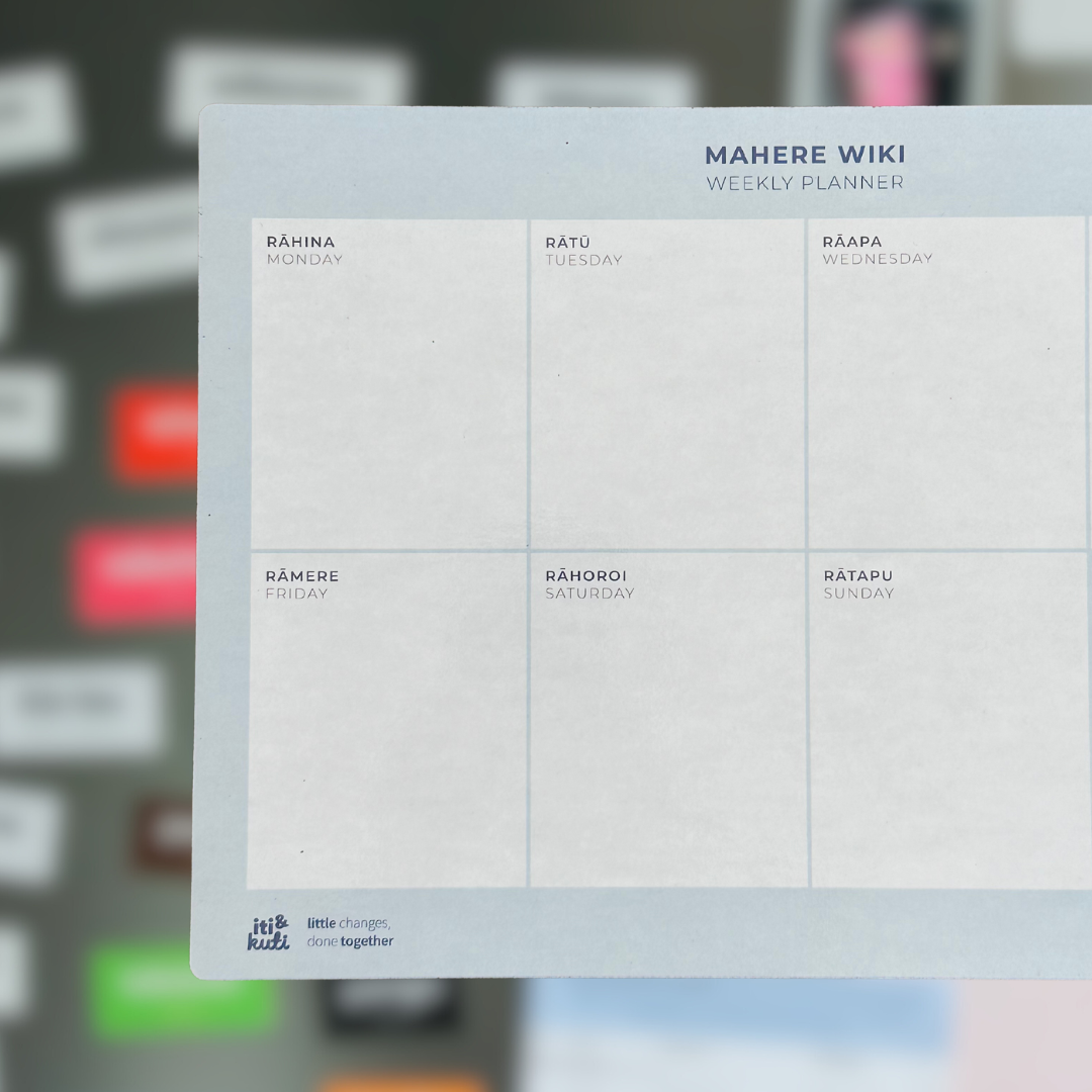 Mahere Wiki • Weekly Planner (A3 Magnetic Planner)