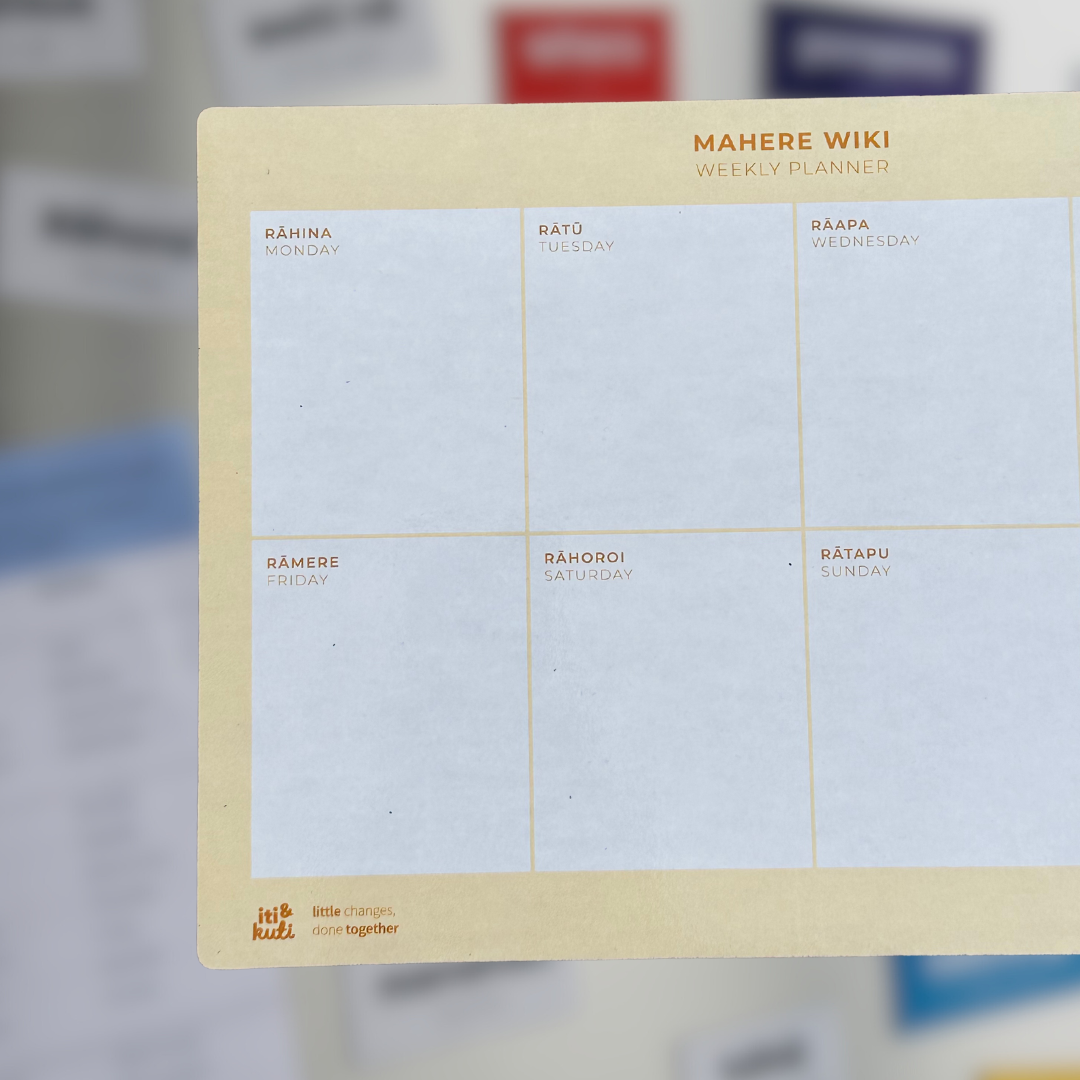 Mahere Wiki • Weekly Planner (A3 Magnetic Planner)