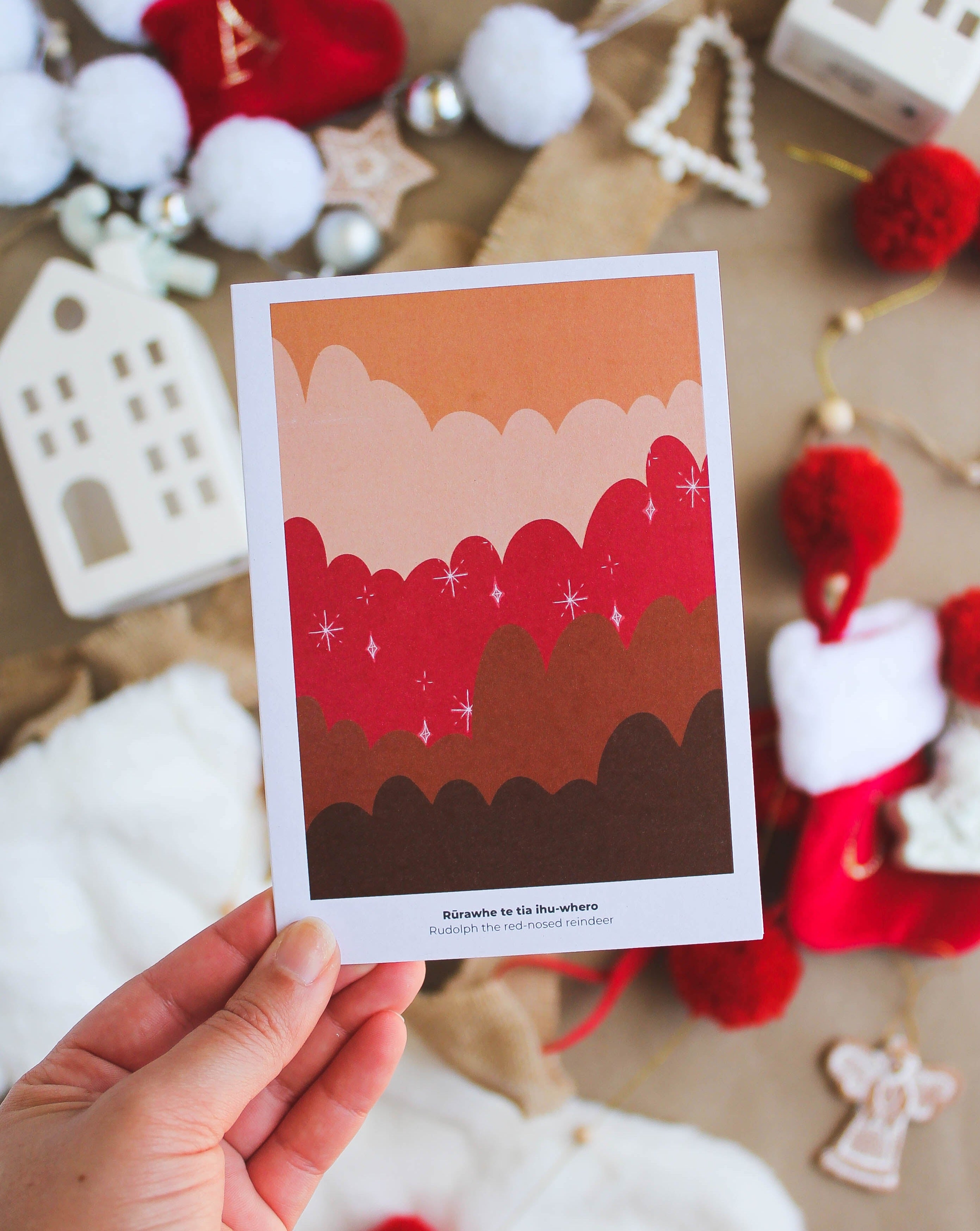 Rūrawhe te tia ihu-whero • Rudolph the red-nosed reindeer